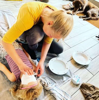 Ergotherapie Gibsmaske